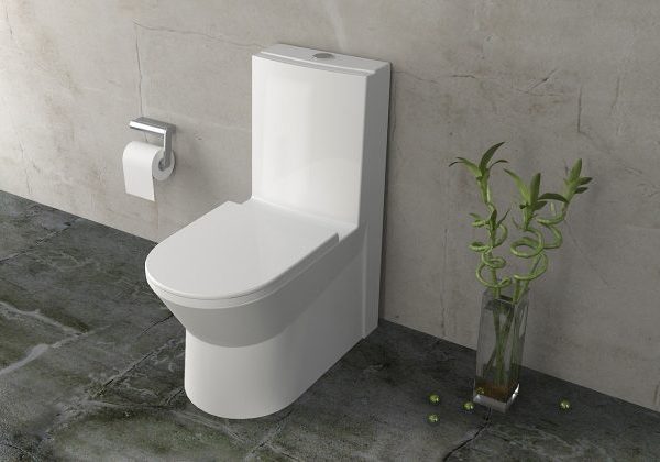 توالت فرنگی چینی گلسار مدل رومنس